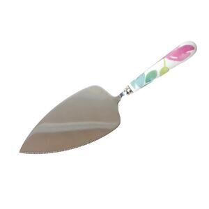 Portmeirion Cake Pie Serving Knife Ceramic Floral Botanical Cottagecore